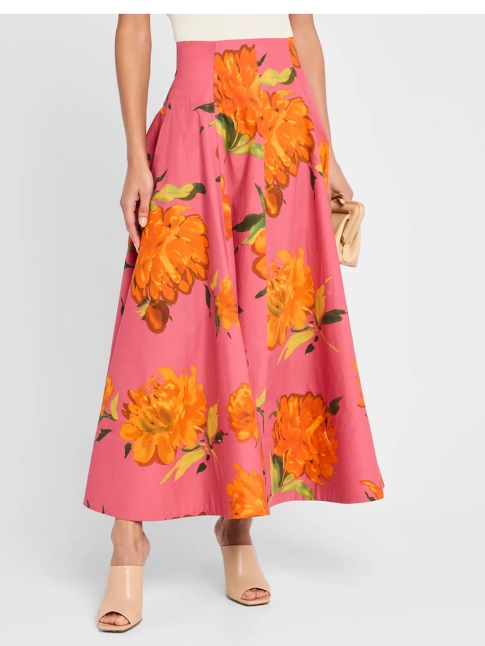 Lela Rose Floral Print Parker skirt